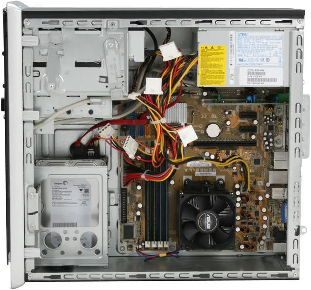 Alt view image 9 of 18 - HP Desktop PC Pavilion A6407C(KQ422AAR) 4400+ 3GB DDR2 360GB HDD NVIDIA GeForce 6150 SE Windows Vista Home Premium