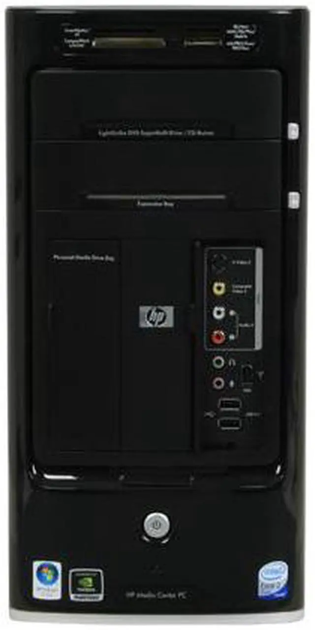 Alt view image 5 of 20 - HP Desktop PC Pavilion M8425F(KJ295AAR) Intel Core 2 Quad Q6700 3GB DDR2 1TB HDD NVIDIA GeForce 8500 GT Windows Vista Home Premium