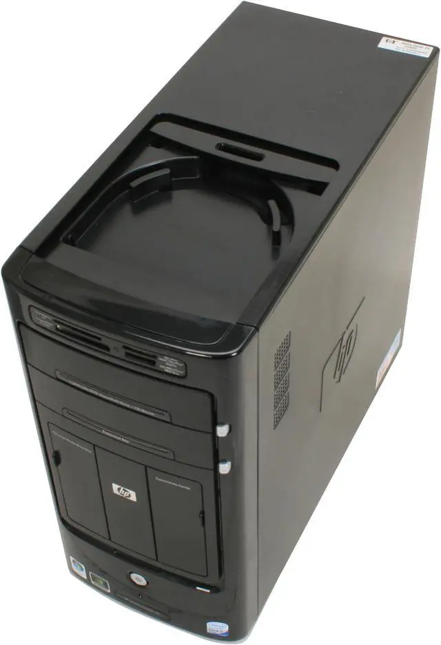 Alt view image 14 of 20 - HP Desktop PC Pavilion M8425F(KJ295AAR) Intel Core 2 Quad Q6700 3GB DDR2 1TB HDD NVIDIA GeForce 8500 GT Windows Vista Home Premium