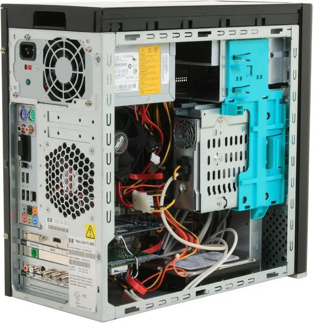 Alt view image 10 of 20 - HP Desktop PC Pavilion M8425F(KJ295AAR) Intel Core 2 Quad Q6700 3GB DDR2 1TB HDD NVIDIA GeForce 8500 GT Windows Vista Home Premium