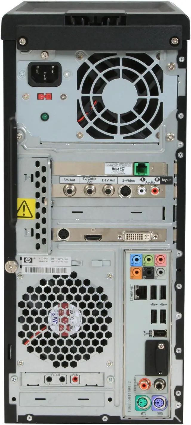 Alt view image 15 of 20 - HP Desktop PC Pavilion Elite M9260F(KJ381AAR) Intel Core 2 Quad Q6700 4GB DDR2 1TB HDD NVIDIA GeForce 8600 GT Windows Vista Home Premium 64-bit