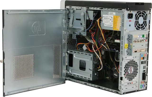 Alt view image 9 of 20 - HP Desktop PC Pavilion Elite M9260F(KJ381AAR) Intel Core 2 Quad Q6700 4GB DDR2 1TB HDD NVIDIA GeForce 8600 GT Windows Vista Home Premium 64-bit