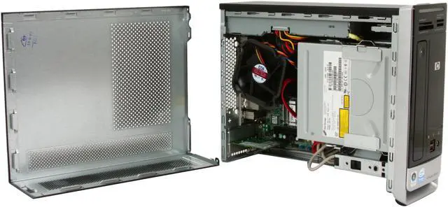 Alt view image 7 of 19 - HP Desktop PC Pavilion Slimline S3620F(FK785AA) Intel Pentium E5200 4GB DDR2 500GB HDD NVIDIA GeForce 7100 Windows Vista Home Premium 64-bit