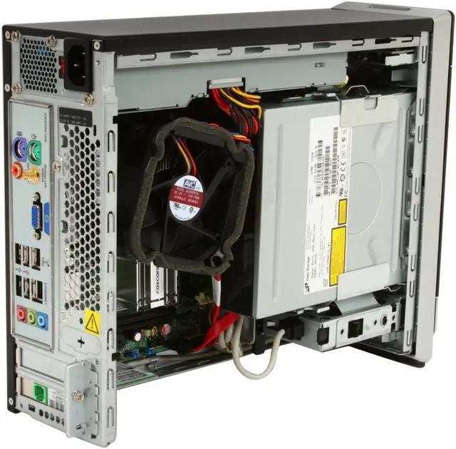 Alt view image 10 of 19 - HP Desktop PC Pavilion Slimline S3620F(FK785AA) Intel Pentium E5200 4GB DDR2 500GB HDD NVIDIA GeForce 7100 Windows Vista Home Premium 64-bit