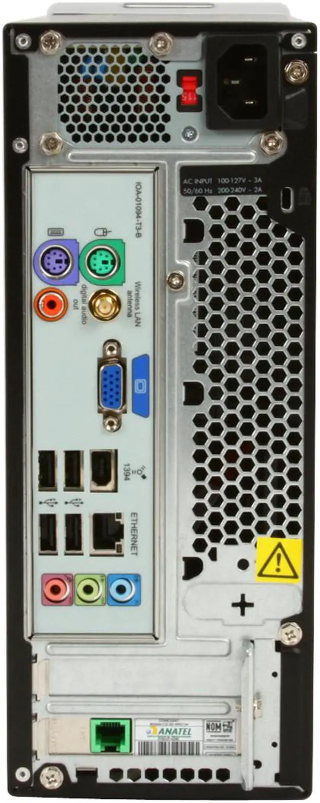 Alt view image 14 of 19 - HP Desktop PC Pavilion Slimline S3620F(FK785AA) Intel Pentium E5200 4GB DDR2 500GB HDD NVIDIA GeForce 7100 Windows Vista Home Premium 64-bit