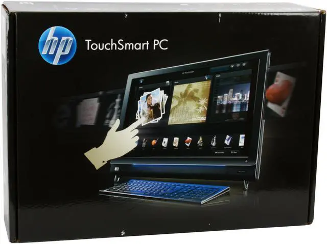 Alt view image 16 of 16 - HP Desktop PC TouchSmart IQ804(KT457AA) Intel Core 2 Duo T5850 4GB DDR2 500GB HDD 25.5" Windows Vista Home Premium 64-bit