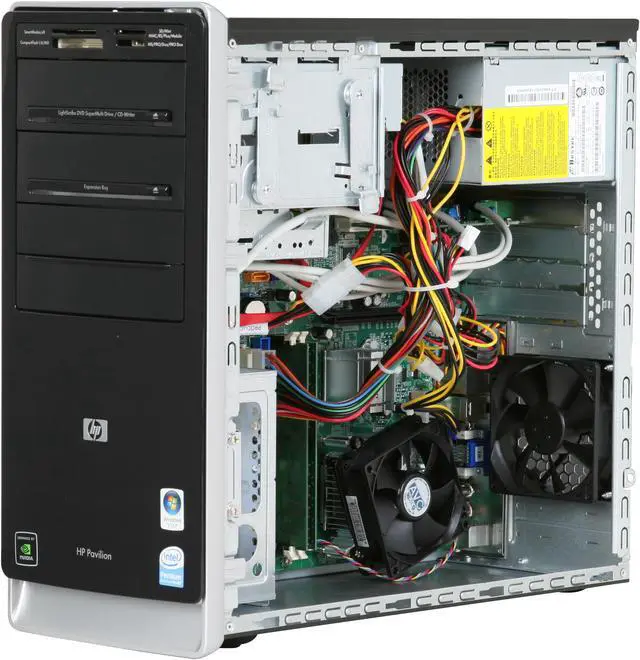 Alt view image 12 of 18 - HP Desktop PC Pavilion A6600F(FK792AAR) Intel Pentium E2200 3GB DDR2 320GB HDD NVIDIA GeForce 7100 Windows Vista Home Premium 64-bit