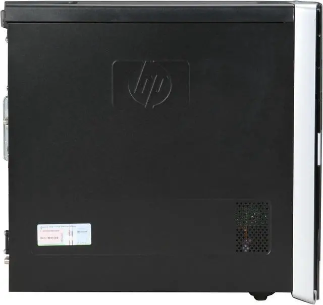 Alt view image 7 of 19 - HP Desktop PC Pavilion Elite M9340F(KQ497AAR) Intel Core 2 Quad Q6700 6GB DDR2 750GB HDD NVIDIA GeForce 9500 GS Windows Vista Home Premium 64-bit