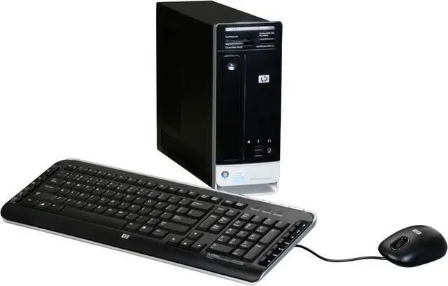 Main image of HP Desktop PC Pavilion Slimline S3620F(FK785AAR) Intel Pentium E5200 4GB DDR2 500GB HDD NVIDIA GeForce 7100 Windows Vista Home Premium 64-bit