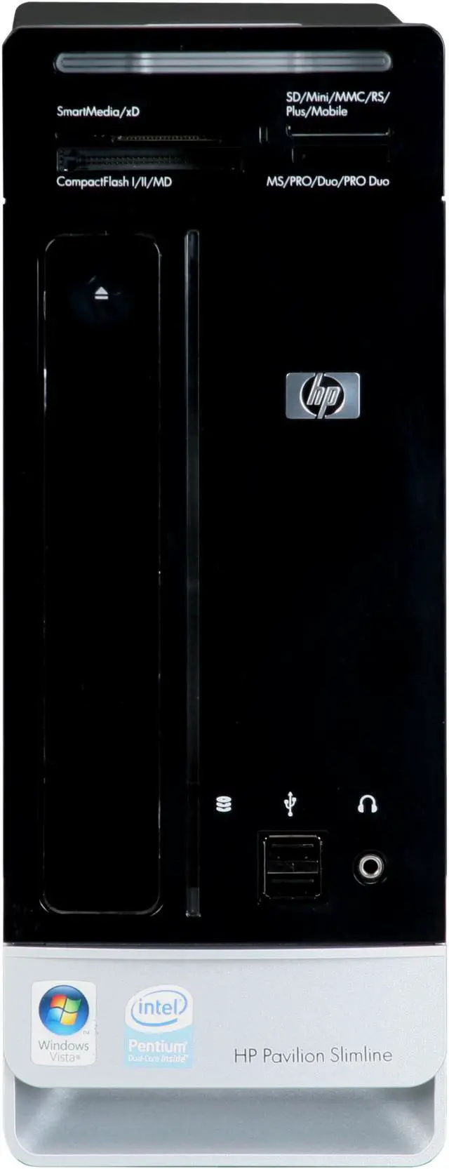 Alt view image 3 of 19 - HP Desktop PC Pavilion Slimline S3620F(FK785AAR) Intel Pentium E5200 4GB DDR2 500GB HDD NVIDIA GeForce 7100 Windows Vista Home Premium 64-bit