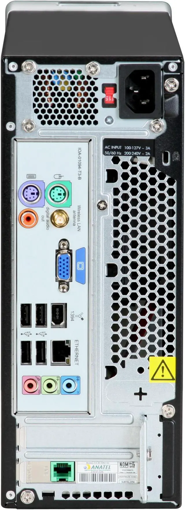 Alt view image 15 of 19 - HP Desktop PC Pavilion Slimline S3620F(FK785AAR) Intel Pentium E5200 4GB DDR2 500GB HDD NVIDIA GeForce 7100 Windows Vista Home Premium 64-bit