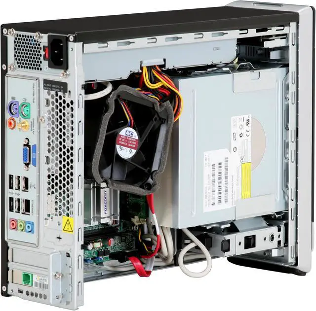 Alt view image 10 of 19 - HP Desktop PC Pavilion Slimline S3620F(FK785AAR) Intel Pentium E5200 4GB DDR2 500GB HDD NVIDIA GeForce 7100 Windows Vista Home Premium 64-bit