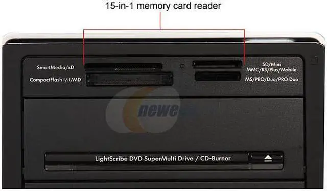 Alt view image 6 of 20 - HP Desktop PC Pavilion A6720F(FQ564AA) AMD Phenom X4 9550 6GB DDR2 640GB HDD NVIDIA GeForce 9100 Windows Vista Home Premium 64-bit