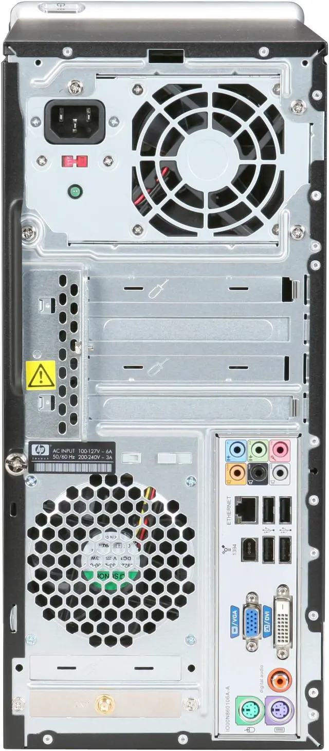 Alt view image 14 of 18 - HP Desktop PC Pavilion A6750F(FQ563AA) AMD Phenom X4 9650 8GB DDR2 750GB HDD ATI Radeon HD 3200 Windows Vista Home Premium 64-bit