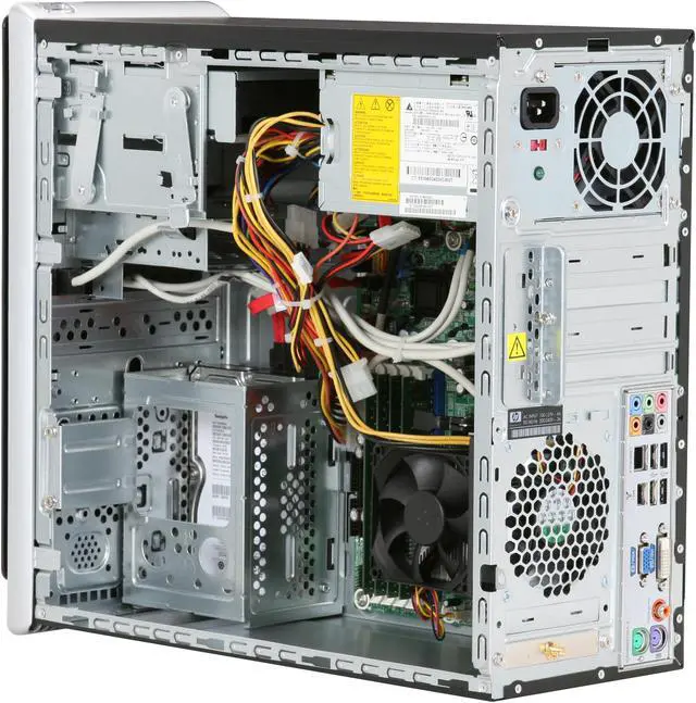 Alt view image 8 of 18 - HP Desktop PC Pavilion A6750F(FQ563AA) AMD Phenom X4 9650 8GB DDR2 750GB HDD ATI Radeon HD 3200 Windows Vista Home Premium 64-bit