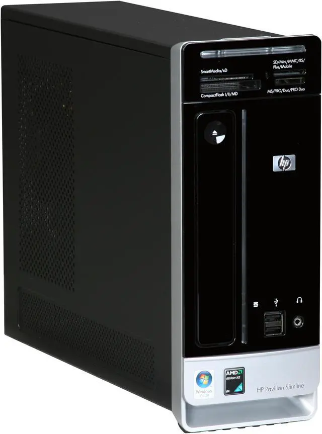 Alt view image 2 of 19 - HP Desktop PC Pavilion Slimline S3700F(FQ568AA) 5000+ 3GB DDR2 320GB HDD NVIDIA GeForce 6150 SE Windows Vista Home Premium