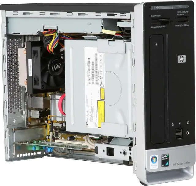 Alt view image 13 of 19 - HP Desktop PC Pavilion Slimline S3700F(FQ568AA) 5000+ 3GB DDR2 320GB HDD NVIDIA GeForce 6150 SE Windows Vista Home Premium