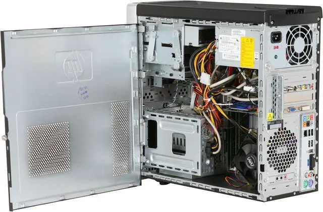 Alt view image 9 of 19 - HP Desktop PC Pavilion Elite M9520F(FQ561AA) Intel Core 2 Quad Q8300 8GB DDR2 750GB HDD NVIDIA GeForce 9600 GS Windows Vista Home Premium 64-bit