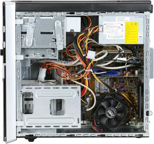 Alt view image 11 of 19 - HP Desktop PC Pavilion Elite M9520F(FQ561AA) Intel Core 2 Quad Q8300 8GB DDR2 750GB HDD NVIDIA GeForce 9600 GS Windows Vista Home Premium 64-bit