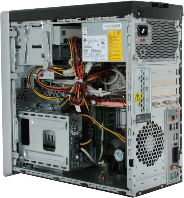 Alt view image 9 of 19 - HP Desktop PC Pavilion Elite M9550F(FQ560AA) Intel Core 2 Quad Q9300 8GB DDR2 1TB HDD ATI Radeon HD 4850 Windows Vista Home Premium 64-bit