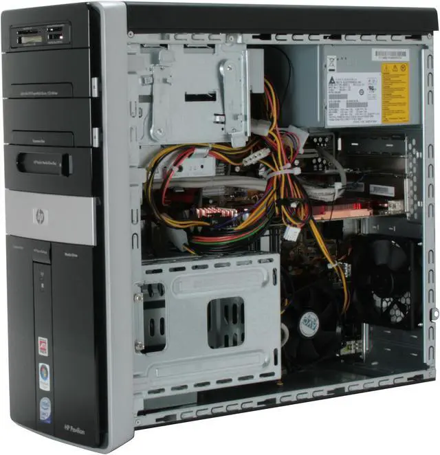 Alt view image 11 of 19 - HP Desktop PC Pavilion Elite M9550F(FQ560AA) Intel Core 2 Quad Q9300 8GB DDR2 1TB HDD ATI Radeon HD 4850 Windows Vista Home Premium 64-bit