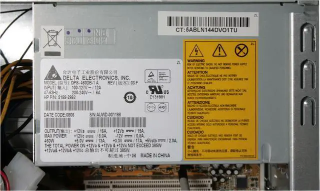 Alt view image 14 of 19 - HP Desktop PC Pavilion Elite M9550F(FQ560AA) Intel Core 2 Quad Q9300 8GB DDR2 1TB HDD ATI Radeon HD 4850 Windows Vista Home Premium 64-bit