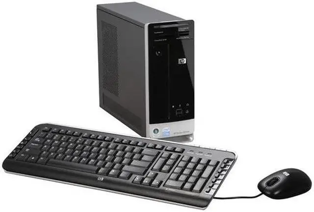 Main image of HP Desktop PC Pavilion Slimline S3720F(FQ567AA) Intel Pentium E5200 4GB DDR2 500GB HDD NVIDIA GeForce 7100 Windows Vista Home Premium 64-bit