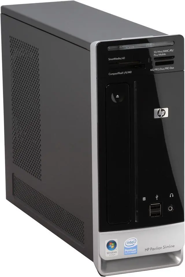 Alt view image 2 of 19 - HP Desktop PC Pavilion Slimline S3720F(FQ567AA) Intel Pentium E5200 4GB DDR2 500GB HDD NVIDIA GeForce 7100 Windows Vista Home Premium 64-bit