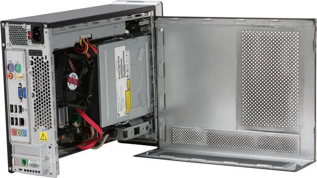 Alt view image 8 of 19 - HP Desktop PC Pavilion Slimline S3720F(FQ567AA) Intel Pentium E5200 4GB DDR2 500GB HDD NVIDIA GeForce 7100 Windows Vista Home Premium 64-bit