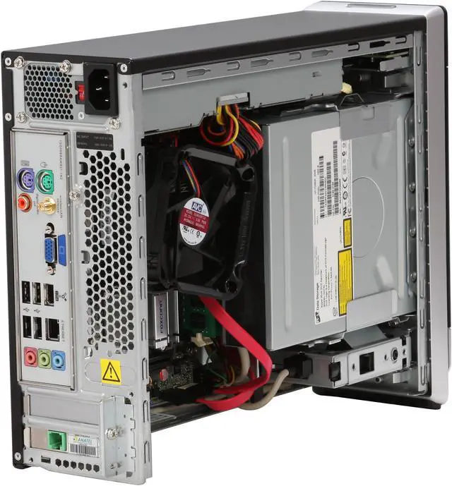 Alt view image 9 of 19 - HP Desktop PC Pavilion Slimline S3720F(FQ567AA) Intel Pentium E5200 4GB DDR2 500GB HDD NVIDIA GeForce 7100 Windows Vista Home Premium 64-bit