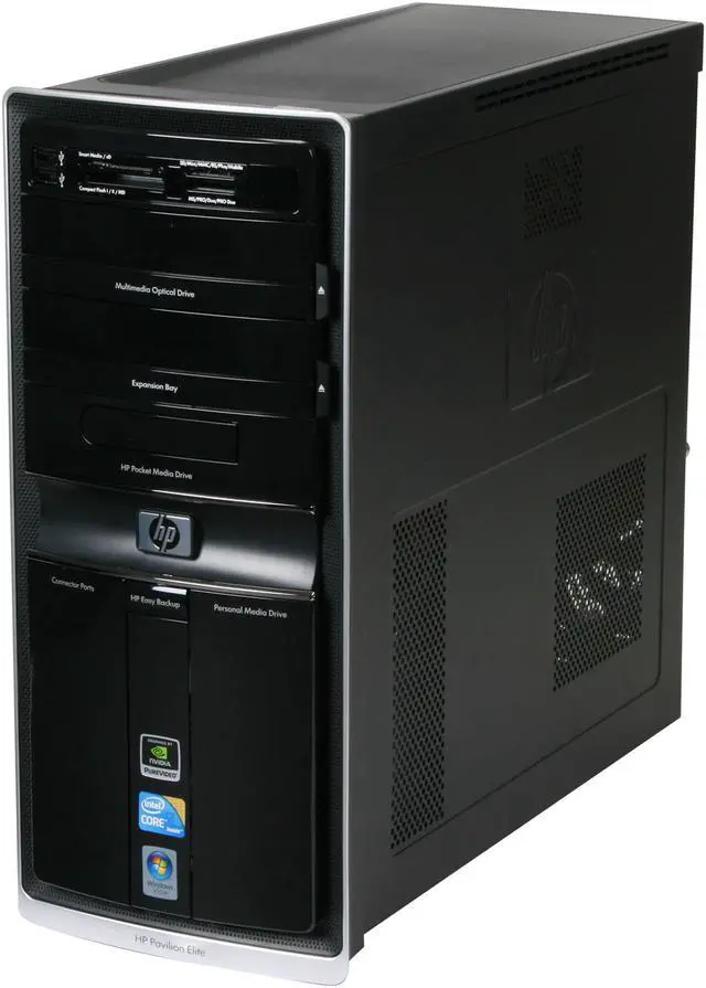 Alt view image 4 of 11 - HP Desktop PC Pavilion Elite E9180F(NP267AA#ABA) Intel Core i7-920 9GB DDR3 1TB HDD NVIDIA GeForce GTS 250 Windows Vista Home Premium 64-bit