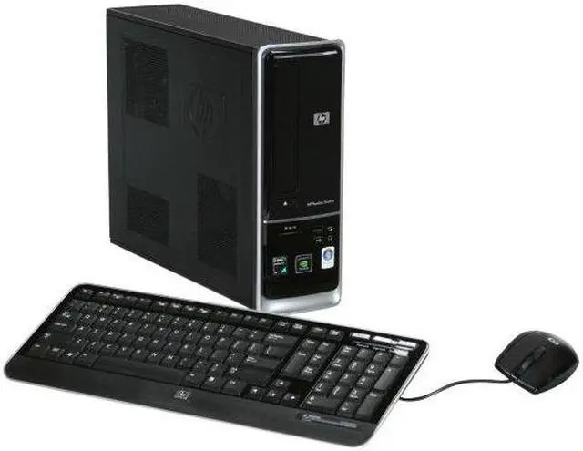 Main image of HP Desktop PC Pavilion Slimline S5120F (NP187AA#ABA) AMD Athlon X2 7750 4GB DDR2 500GB HDD NVIDIA GeForce 6150 SE Windows Vista Home Premium 64-bit