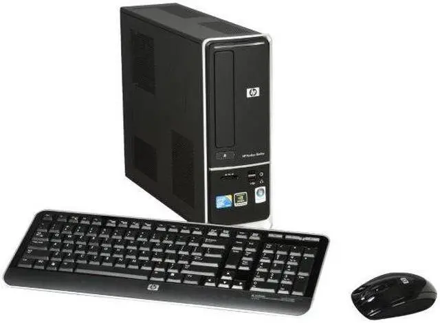 Main image of HP Desktop PC Pavilion Slimline S5160F (NP189AA#ABA) Intel Core 2 Quad Q8200 6GB DDR3 750GB HDD NVIDIA GeForce G210 Windows Vista Home Premium 64-bit