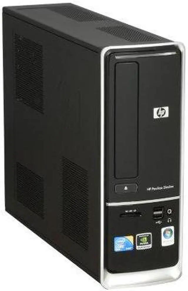Alt view image 2 of 4 - HP Desktop PC Pavilion Slimline S5160F (NP189AA#ABA) Intel Core 2 Quad Q8200 6GB DDR3 750GB HDD NVIDIA GeForce G210 Windows Vista Home Premium 64-bit