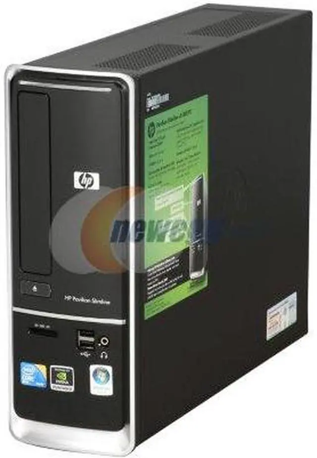Alt view image 4 of 4 - HP Desktop PC Pavilion Slimline S5160F (NP189AA#ABA) Intel Core 2 Quad Q8200 6GB DDR3 750GB HDD NVIDIA GeForce G210 Windows Vista Home Premium 64-bit