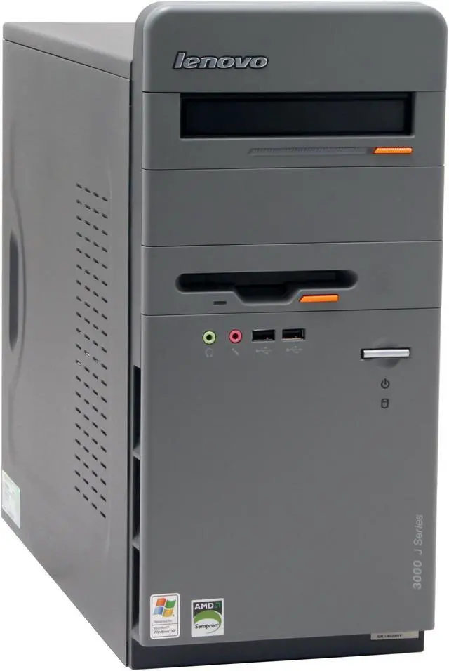 Alt view image 2 of 17 - Lenovo Desktop PC 3000 J105(8258J4U) 3000+ 256MB DDR 80GB HDD Windows XP Home