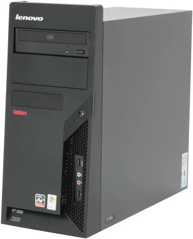 Alt view image 3 of 16 - ThinkCentre Desktop PC A60(870025U) 3500+(2.20 GHz) 512MB DDR2 80GB HDD NVIDIA GeForce 6100 Windows XP Professional
