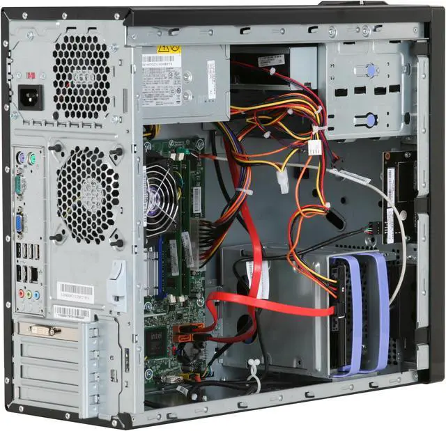 Alt view image 10 of 19 - Lenovo Desktop PC IdeaCentre K220-K3644B (57092255) Intel Pentium E5200 4GB DDR3 500GB HDD Intel GMA X4500 Windows Vista Home Premium 64-bit