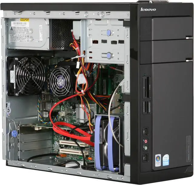 Alt view image 14 of 19 - Lenovo Desktop PC IdeaCentre K220-K3644B (57092255) Intel Pentium E5200 4GB DDR3 500GB HDD Intel GMA X4500 Windows Vista Home Premium 64-bit