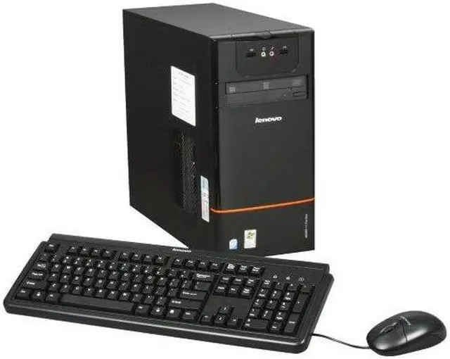 Alt view image 2 of 4 - Lenovo Desktop PC IdeaCentre H200 H1011X(53571WU) Intel Atom 230 1GB DDR2 160GB HDD Intel GMA 950 Windows XP Home