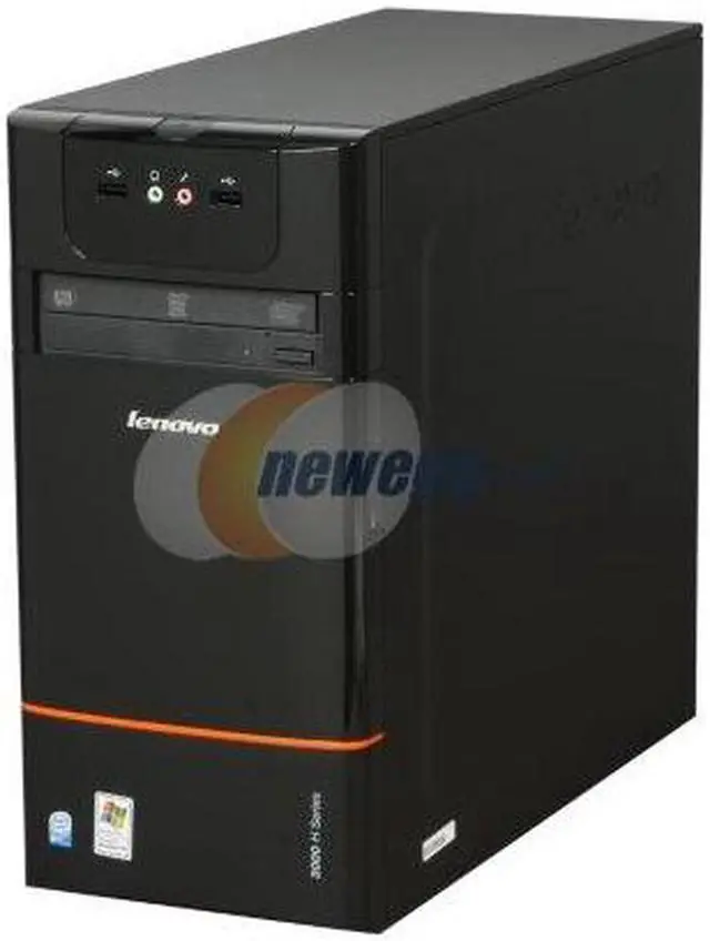 Alt view image 4 of 4 - Lenovo Desktop PC IdeaCentre H200 H1011X(53571WU) Intel Atom 230 1GB DDR2 160GB HDD Intel GMA 950 Windows XP Home