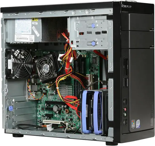Alt view image 7 of 9 - Lenovo Desktop PC IdeaCentre K230(5359-4GU) Intel Core 2 Quad Q8200 6GB DDR2 640GB HDD Intel GMA 3100 Windows Vista Home Premium 64-bit