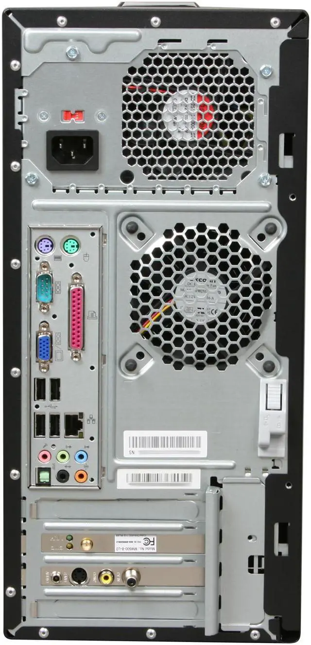 Alt view image 9 of 10 - Lenovo Desktop PC IdeaCentre K230(5359-4PU) Intel Core 2 Quad Q8200 6GB DDR2 640GB HDD Intel GMA 3100 Windows Vista Home Premium 64-bit