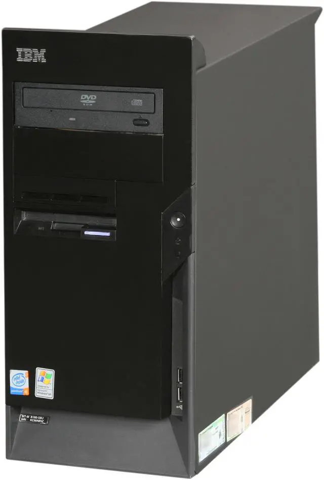 Alt view image 3 of 9 - IBM Desktop PC ThinkCentre M50 (8189-58U) 3.2GHz 512MB DDR 40GB HDD Intel Extreme Graphics 2 Windows XP Professional