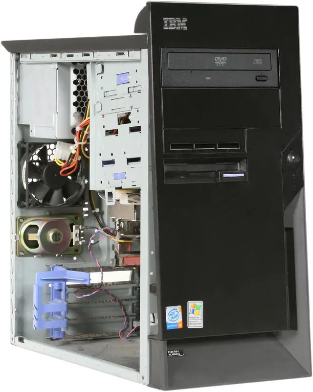 Alt view image 7 of 9 - IBM Desktop PC ThinkCentre M50 (8189-58U) 3.2GHz 512MB DDR 40GB HDD Intel Extreme Graphics 2 Windows XP Professional