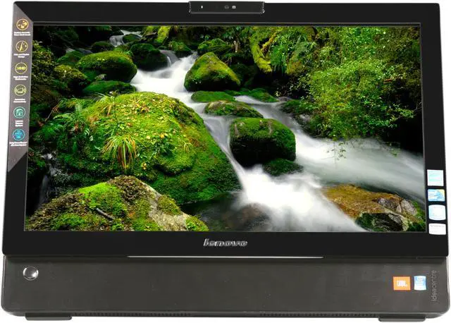Alt view image 2 of 9 - Lenovo Desktop PC IdeaCentre A700(4024-1AU) Intel Core i7-720QM 4GB DDR3 1TB HDD 23" Touchscreen Windows 7 Home Premium 64-bit