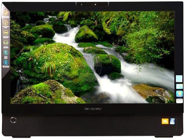 Alt view image 2 of 4 - Lenovo Desktop PC IdeaCentre A700(4024-4CU) Intel Core i7-740QM 4GB DDR3 1TB HDD 23" Touchscreen Windows 7 Home Premium 64-bit