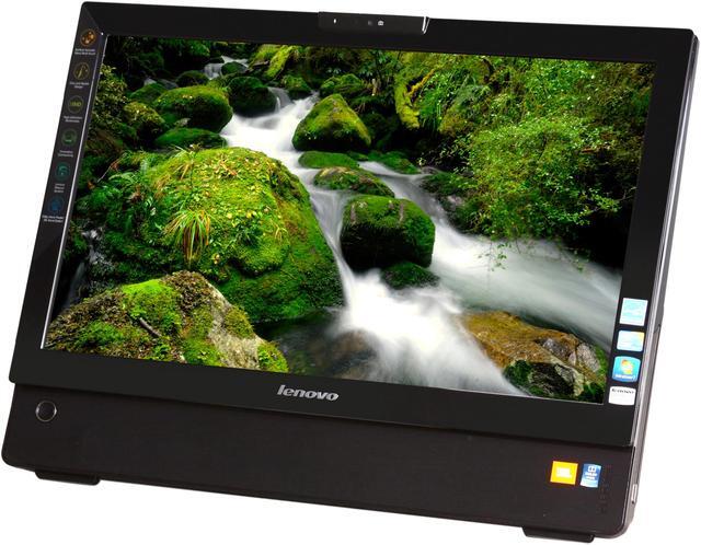 Alt view image 3 of 4 - Lenovo Desktop PC IdeaCentre A700(4024-4CU) Intel Core i7-740QM 4GB DDR3 1TB HDD 23" Touchscreen Windows 7 Home Premium 64-bit