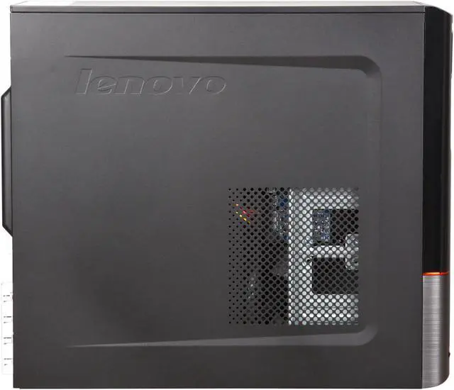 Alt view image 4 of 9 - Lenovo Desktop PC H405 (7723-1DU) AMD Athlon II X4 645 6GB DDR3 1TB HDD ATI Radeon 3000 graphics Windows 7 Home Premium 64 bit