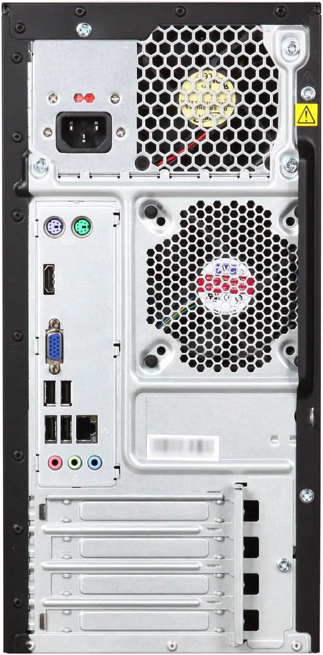 Alt view image 8 of 9 - Lenovo Desktop PC H405 (7723-1DU) AMD Athlon II X4 645 6GB DDR3 1TB HDD ATI Radeon 3000 graphics Windows 7 Home Premium 64 bit